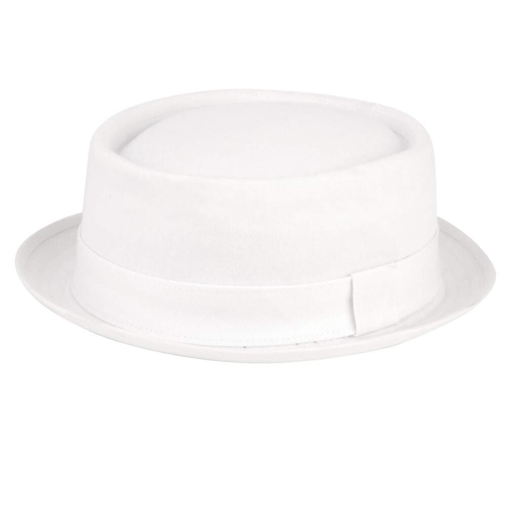 6424 Everyday Cotton All Season Porkpie Boater Derby Fedora Sun Hat L/XL